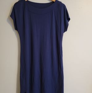 Lou & Grey Navy Blue T-Shirt Dress